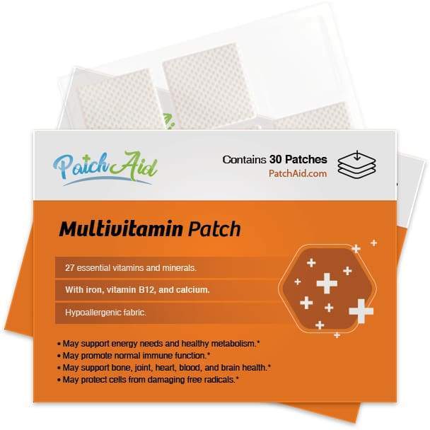 Multivitamin Plus Topical Patch by PatchAid, 30-Day Supply
